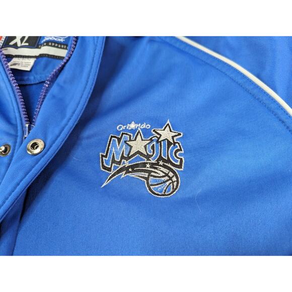 Vintage Reebok Orlando Magic 90s Warm-Up Jacket XL Blue - Picture 9 of 16